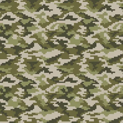 Pixel Camouflage - Пиксельный камуфляж ВСУ - паттерн - NotBlack