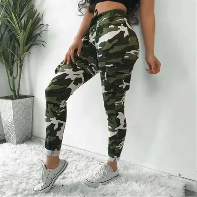 Женские камуфляжные длинные брюки, камуфляжные брюки-карго, повседневные  летние брюки, военная армейская Боевая Спортивная модная одежда | AliExpress
