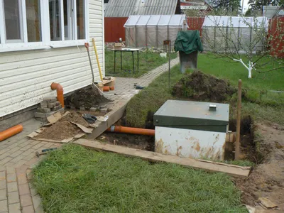 Индивидуальная канализация частного дома в Красногорске и Красногорском  районе за 1 день под ключ