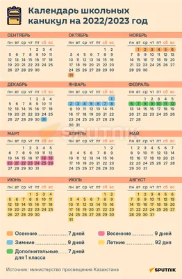 Календарь каникул на 2019-2020 учебный год в России | АстроМагия | Дзен
