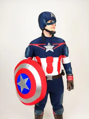 Капитан Америка если бы родился в …» — создано в Шедевруме