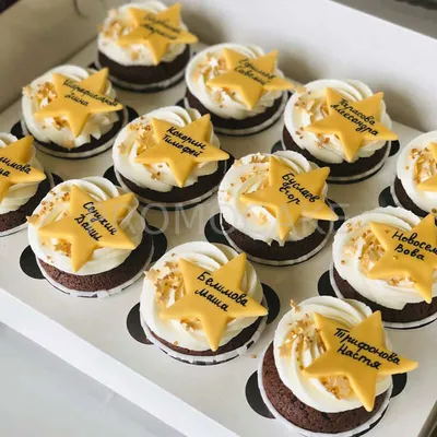 Капкейки с логотипом - Торты на заказ CakeMosCake
