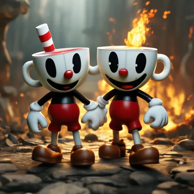 Мягкая игрушка Cuphead and Mugman, Капхед и Магмэн, Best toys — купить в  интернет-магазине по низкой цене на Яндекс Маркете