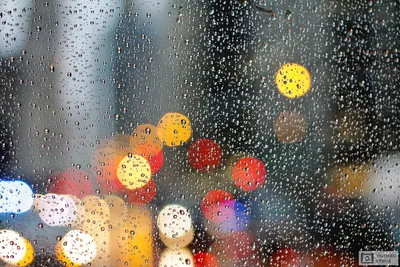 Капли дождя на стекле - Загадочные моменты в каждом фото