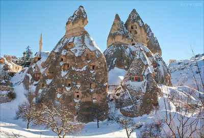 Путешествие в Каппадокию зимой - крепость Учхисар | Каппадокия и вся Турция