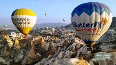 Воздушные шары в Каппадокии зимой - Полеты на шарах цена