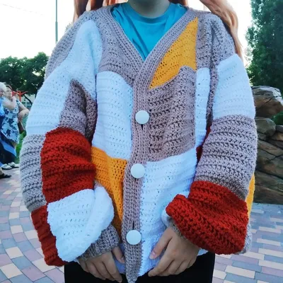 Женский трикотажный свитер, хлопковые кардиганы ручной вязки, милые цветные  богемные свитера с рукавами-фонариками в стиле бохо на зиму | AliExpress