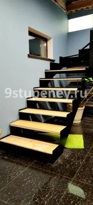 Металлический каркас лестницы на второй этаж Solo Classic 14