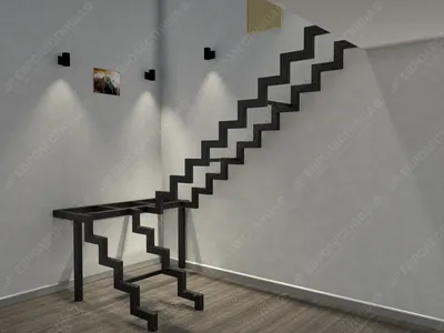 Каркас лестницы из металла | Изготовление металлических каркасов лестниц на  заказ в Москве