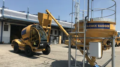 Carmix: a completely autonomous off-road center for concrete production -  YouTube