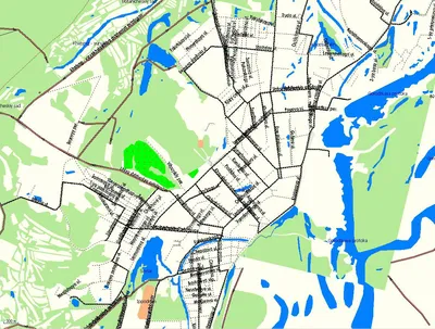 Спутниковая карта Якутии