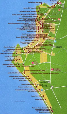 Карты: Паттайя, Ко Лан | Восток-Запад
