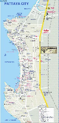 Карта Паттайи (Pattaya)