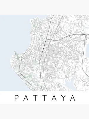 Карта Паттайи с отелями на русском языке, где находится, подробная гугл  карта