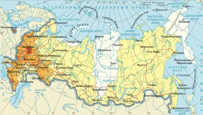 Карта России с присоединенными территориями, настенная.  Политико-административная, ламинированная, 1,6 х 1,2м. | Не указано -  купить с доставкой по выгодным ценам в интернет-магазине OZON (879919253)