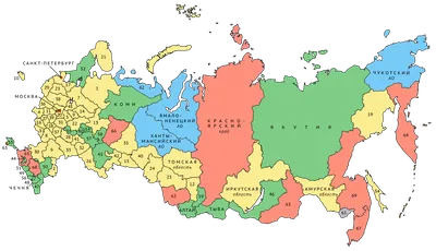 Цвет \"Петербург\", Карта России ИЗ ДЕРЕВА многоуровневая, на подложке из  орг.стекла