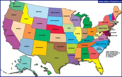 Карта США картинки
