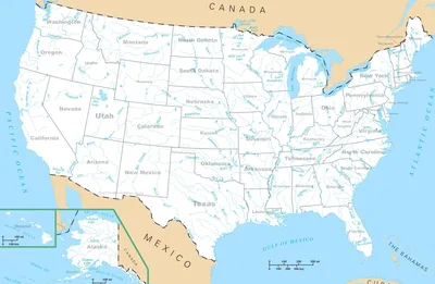 Карты Соединенных Штатов Америки | МЕРКАТОР
