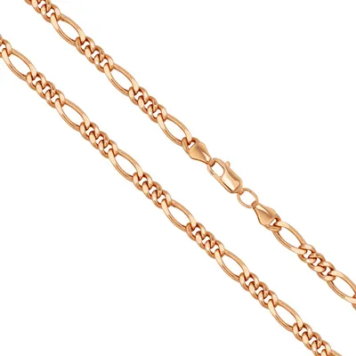 Золотая цепочка плетение Картье (Фигаро) (арт. 306010) цена - 0 грн, фото -  купить в интернет-магазине Золотая Королева