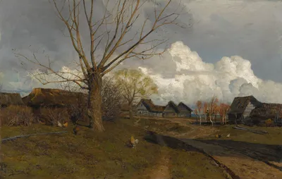 Сочинение - описание по картине И. И. Левитана «Весна. Большая вода». 4  класс - online presentation