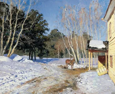 Весна в картинах живописцев | Керамика Картина