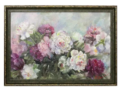 Картина “Пионы” / Painting “Peonies” в магазине «Художник Надежда Зайцева»  на Ламбада-маркете