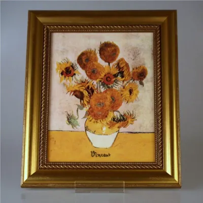 Набор для вышивания «Подсолнухи» по мотивам картины В. Ван Гога – купить в  интернет-магазине РИОЛИС (2032)