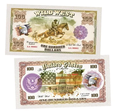 Вафельная картинка 100 Долларов США 12 шт (А4) купить в Украине