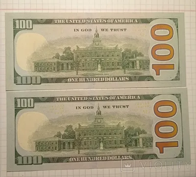 Колода покерных карт из серебряной фольги с узором в виде долларовых  банкнот - 100 долларов США