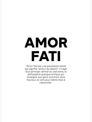 Stoicism \"AMOR FATI\" - StoicisMind\" Art Board Print by StoicisMind |  Redbubble