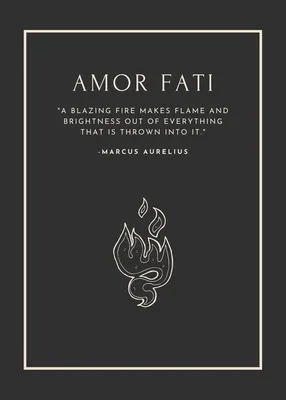 Amor Fati Stoic' Poster, picture, metal print, paint by Rosh and Viran |  Displate