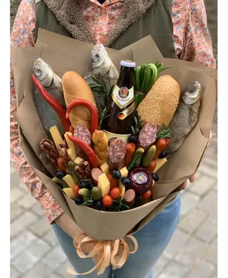 Мужской букет \"Папавер\" купить в Москве от студии PORTOFLORAL