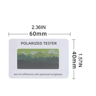 100 шт. тестовые карточки для поляризационных очков, тестер поляризационных  солнцезащитных очков, поляризационные очки, бумажные аксессуары для проверки,  Прямая поставка | AliExpress