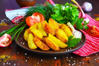 Картошка в духовке без мяса рецепт с фото пошагово - 1000.menu