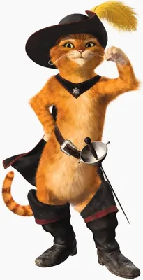 Кот в сапогах из Шрека стоит на четырёх лапах перед нападением — Картинки и  аватары | Шрек, Мультфильмы, Кот