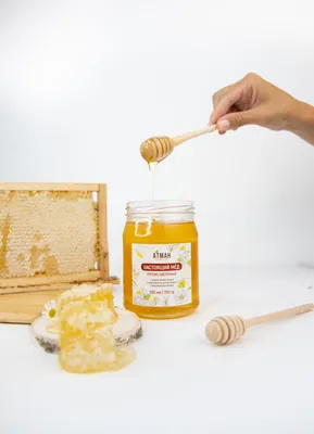 Знатный Мед Акация с малиной, 500 мл — Мед в Украине. Купить натуральный мёд  с пасеки в Киеве — Знатный мёд.