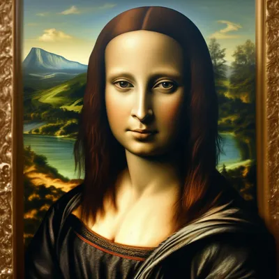 ArtZakaz Картина на холсте/\"Мона Лиза\" Леонардо да Винчи, 40х60см
