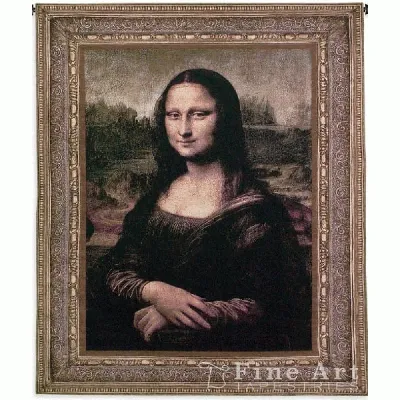 Emblem. Картина по номерам 40х50 Мона Лиза с котом