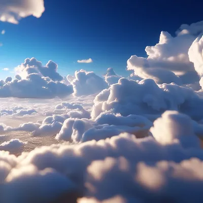 Обои облака, 5k, 4k, 8k, голубое небо, clouds, 5k, 4k wallpaper, 8k, silver  lining, blue sky, Природа #9970