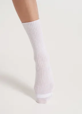 Носки, 3 пары белый цвет — купить за 499 руб в интернет-магазине Demix