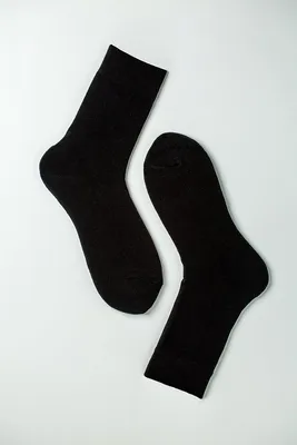Белые спортивные носки с 3 черными полосками S23