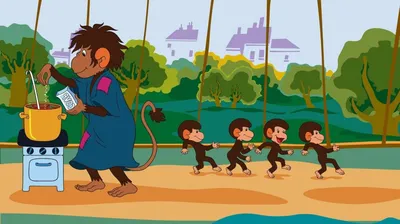 История маленькой обезьянки. | Удивительные истории животных | Дзен