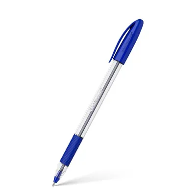 Ручка масляная \"10км\" CL8048-12 синяя - купить оптом в Украине