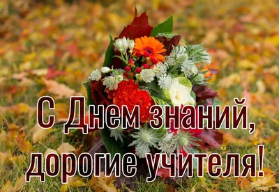 Поздравление с 1 сентября учителю - 67 фото