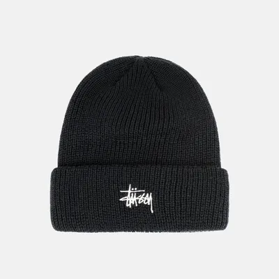 Шапка Stussy 'BASIC CUFF BEANIE' Black