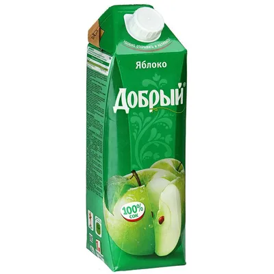 Сок Добрый, 0.2 л, Яблоко (27 шт) - Алсат
