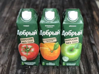 Сок томатный 1 л, Добрый — купить по цене 116 руб. ◈ Интернет магазин АРОСА  Маркет