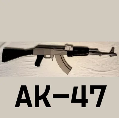 Ak47 On Wooden Background Stock Photo - Download Image Now - AK-47, Rifle,  Kalashnikov - iStock