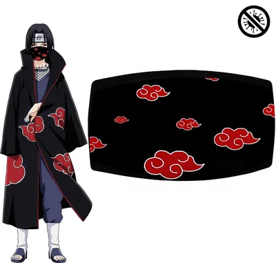 Набор Акацуки из аниме Наруто Naruto: Плащ Акацуки 135см + Повязка + Маска  + Носки + Кольцо | Косплей Akatsuki (ID#1426469961), цена: 1199 ₴, купить  на Prom.ua