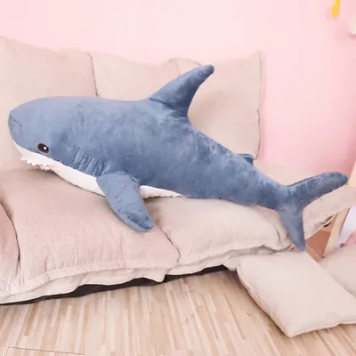 Черная акула из икея 100 см игрушка акула ikea Блохэй Shark doll  (ID#1613300575), цена: 735 ₴, купить на Prom.ua